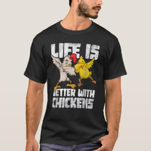 Camiseta Fazendeiro de Animais Frango Dabbing Galo Dab Gali