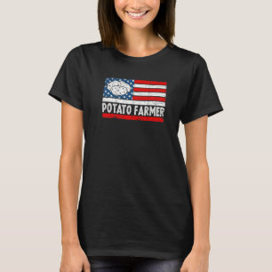 Camiseta Fazendeiro de Batata Cultivando Batatas Sementes