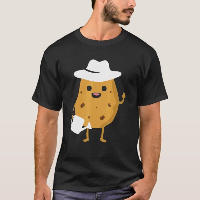 Camiseta Fazendeiro de Batata     Jardinagem   Produtor de  (Frente)