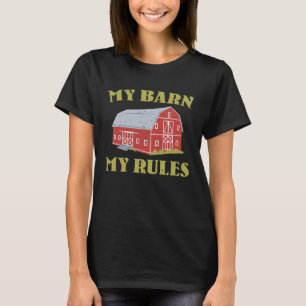Camiseta Fazendeiro de Cotação de Proprietário de Barn