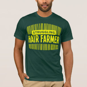 Camiseta Fazendeiro de esforço do cabelo