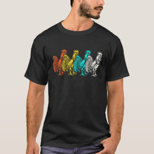 Camiseta Fazendeiro de Frango Agricultura Animal de Fazenda