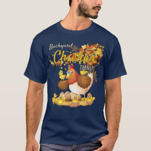 Camiseta Fazendeiro de frango do quintal dizendo sarcástico