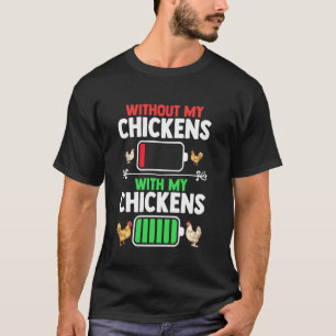 Camiseta Fazendeiro de Frango Nível da Bateria Criação de A