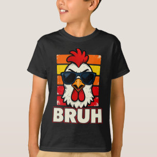 Camiseta Fazendeiro de Frango Sungles Retro Bruh Galo