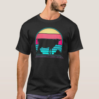 Camiseta Fazendeiro de Gado Leiteiro Vaca Fazenda Retrô Vin