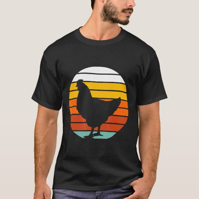 Camiseta Fazendeiro de Galinhas Antigas (Frente)