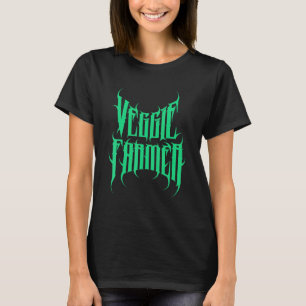 Camiseta Fazendeiro de Legumes Estilo Gótico Criador de Leg