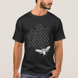 Camiseta Fazendeiro de Mel Vintage Favo de Mel Retrô Abelha