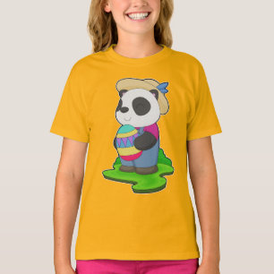 Camiseta Fazendeiro de Páscoa Panda
