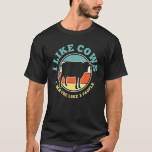 Camiseta Fazendeiro de Vaca Agricultura Engraçado