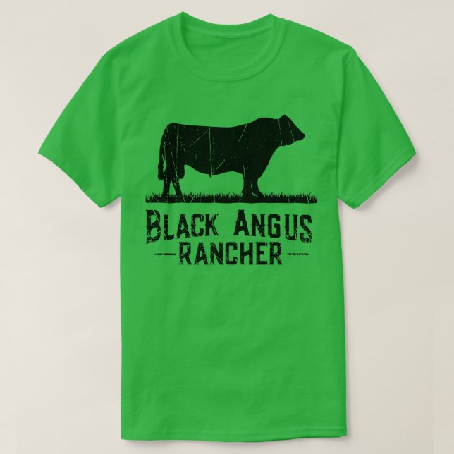 Camiseta Fazendeiro de Vaca - Ângulo Negro (Frente do Design)