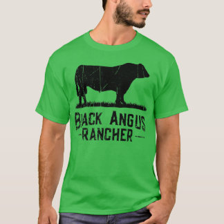Camiseta Fazendeiro de Vaca - Ângulo Negro