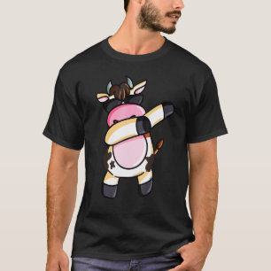 Camiseta Fazendeiro de Vaca Dabbing Ideia de Agricultura Va