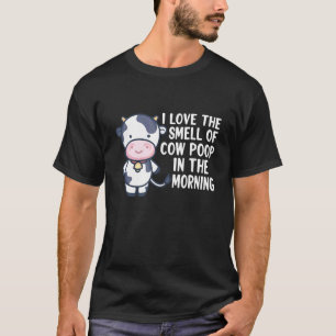 Camiseta Fazendeiro de Vaca Gado Pecuária Estrume de Vaca P