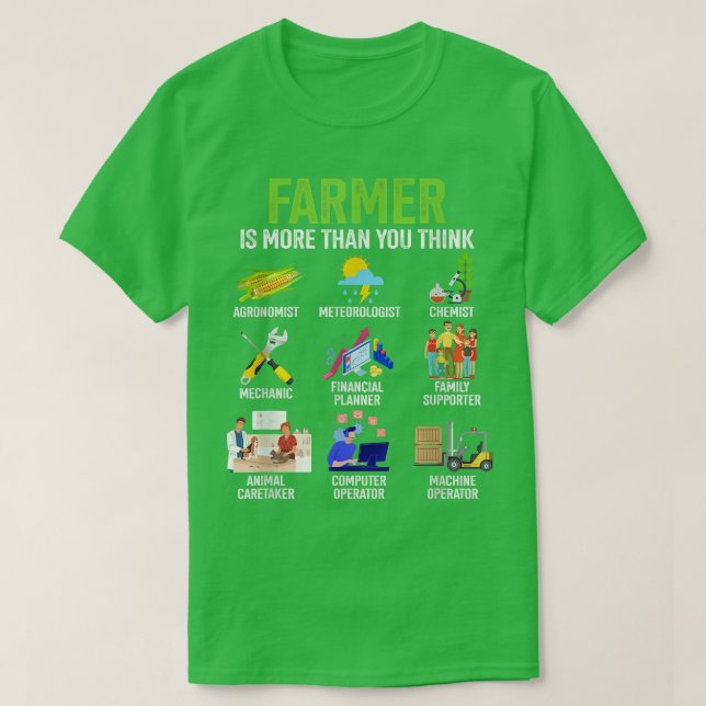 Camiseta Fazendeiro É O Que Você Pensa Que Cultivar O Fa Do (Frente do Design)