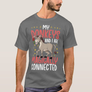 Camiseta Fazendeiro Engraçado Fazenda Animal Donkey