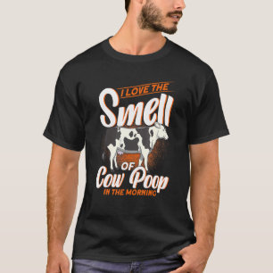 Camiseta Fazendeiro Eu Amo O Cheiro De Merda De Vaca De Man
