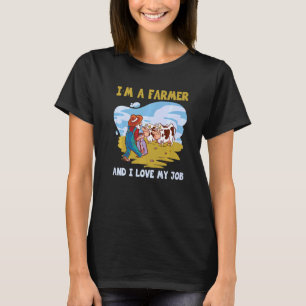 Camiseta Fazendeiro Eu Amo O Meu Trabalho Fazendo Roupas E