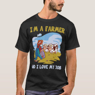 Camiseta Fazendeiro Eu Amo O Meu Trabalho Fazendo Roupas E