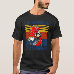 Camiseta Fazendeiro Eu Falo Língua de Ave Chic Retro de Faz