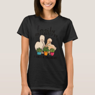 Camiseta Fazendeiro Jardim Galo Silkie Fazenda Frango de Ja