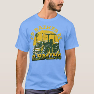 Camiseta Fazendeiro Na Agricultura De Treinamento - Eu Pref