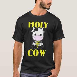 Camiseta Fazendeiro Religioso Vaca Sagrada Criador de Gado