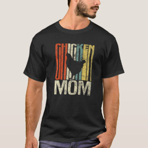 Camiseta Fazendeiro Retro Grunge Frango Mãe Frango