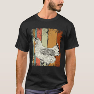 Camiseta Fazendeiro Retro Vintage Encantador de Galinhas
