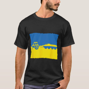 Camiseta Fazendeiro ucraniano engraçado rouba tanque russo
