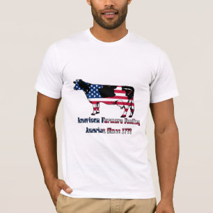 Camiseta Fazendeiros americanos alimentando a América