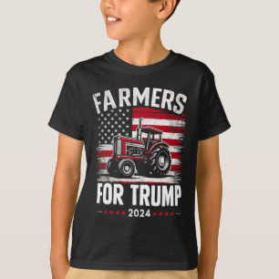 Camiseta Fazendeiros Americanos Para Eleições Trump Nos Eua
