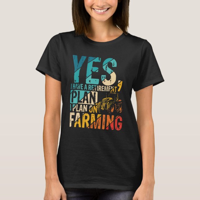 Camiseta Fazendeiros Fazendas de  de agricultura (Frente)