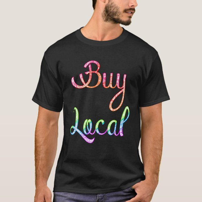 Camiseta Fazendeiros locais do comprar Vegan Powerelevation (Frente)