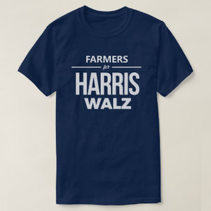 Camiseta Fazendeiros para Harris Walz