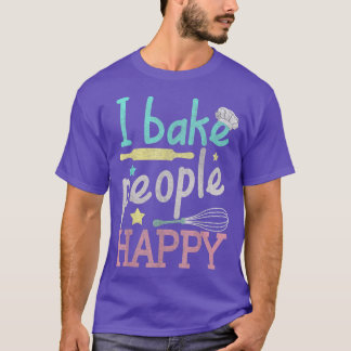 Camiseta Fazendo Assar Pessoas Feliz Padeiro de Pastelaria
