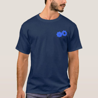Camiseta Fazendo coisas más… (azul) [REVISADO]