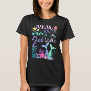 Camiseta Fazendo Ondas Mágicas Na 2ª Série Mermaid De Volta