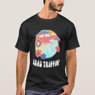 Camiseta Fazendo Viagem Praia Carro Prancha Viagem Verão