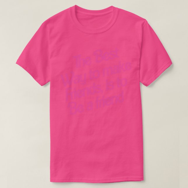 Camiseta Fazer Amigos (Frente do Design)
