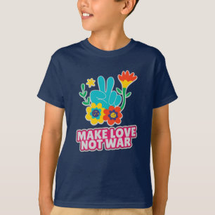 Camiseta Fazer amor não guerra