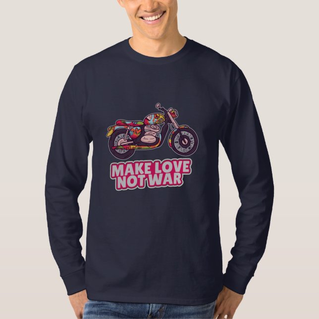 Camiseta Fazer amor não guerra (Frente)