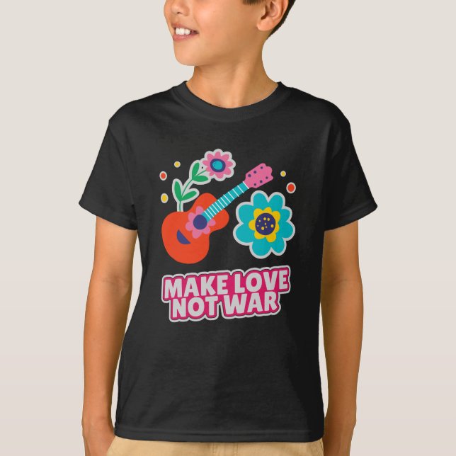 Camiseta Fazer amor não guerra (Frente)