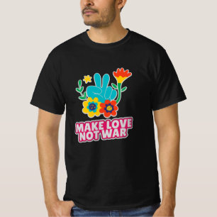 Camiseta Fazer amor não guerra
