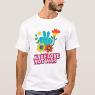 Camiseta Fazer amor não guerra