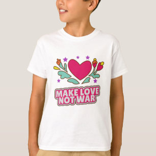 Camiseta Fazer amor não guerra