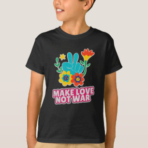 Camiseta Fazer amor não guerra