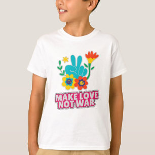 Camiseta Fazer amor não guerra