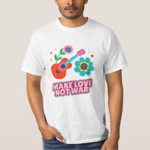 Camiseta Fazer amor não guerra